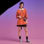 T-Shirt Polo Oversize Coréen