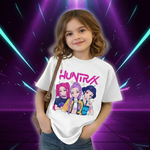 T-shirt Blanc KPop Demon Hunters Huntrix Enfant