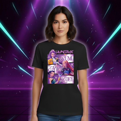 T-shirt Coréen Demon Hunters