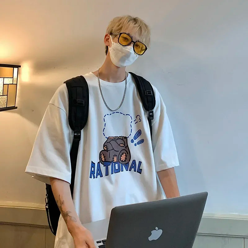 T-shirt Harajuku Oversize