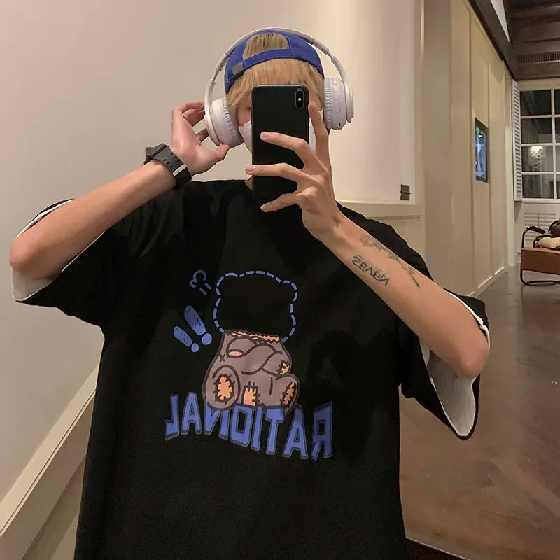 T-shirt Harajuku Oversize