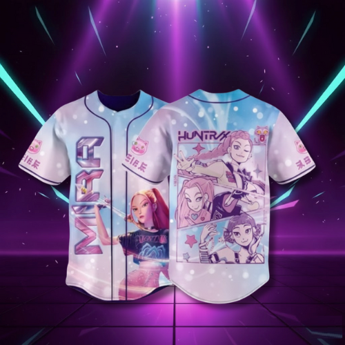 T-shirt Huntrix streetwear KPOP