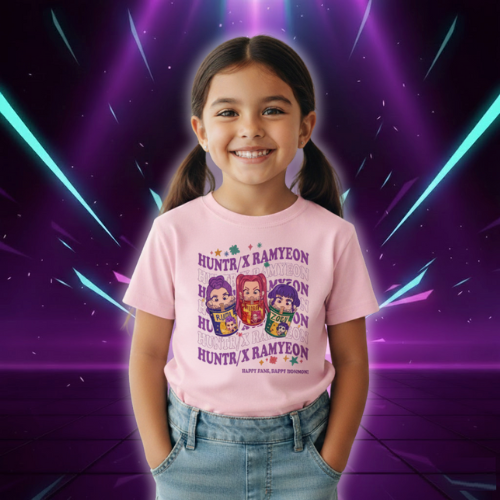 T-shirt KPop Animé Demon Hunters Huntrix