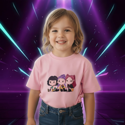 T-shirt KPop Animé Demon Hunters Huntrix