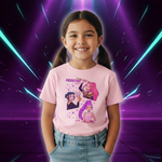 T-shirt KPop Demon Hunters Huntrix Enfant