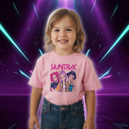 T-shirt KPop Demon Hunters Huntrix Enfant