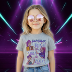 T-shirt KPop Demon Hunters Huntrix pour Enfant