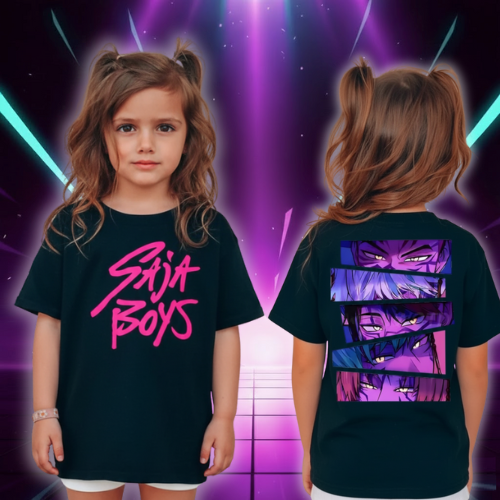 T-shirt KPop Demon Hunters Saja Boys pour Enfant