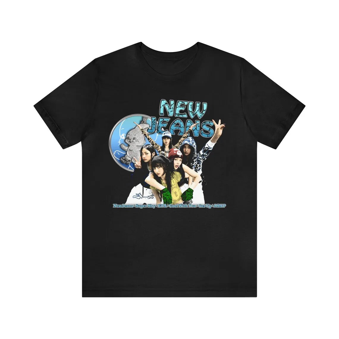 T-shirt Oversize KPOP - Groupe New Jeans