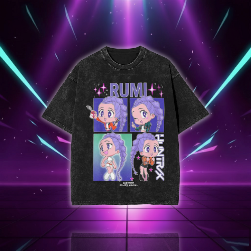 T-shirt Vintage Animé KPop Rumi Huntrix