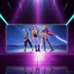 Tapis de Souris Huntrix Demon Hunters