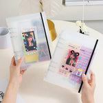 A5 Binder Storage Collect Book Korea idol Photo Organizer Journal Diary Agenda Planner Bullet Cover School Stationery