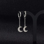 Boucle d'oreille - Croissant de lune