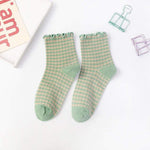 Chaussette Coreenne Damier