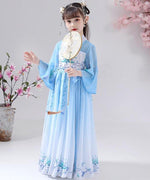 Hanbok Enfant Bleu Ciel