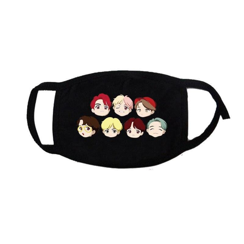 Lot de 3 Masques BTS - Jimin Kawaii