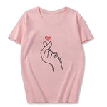 T-Shirt Finger Heart